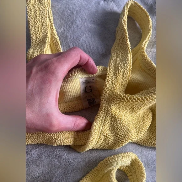 Hunza G Juno Bikini (OneSize) Yellow, Excellent Condition! - Picture 7 of 15